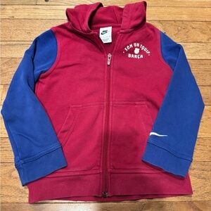 Nike FC Barcelona Kids Zip Hoodie | Barça “Som un Equip” Full Zip Sweatshirt